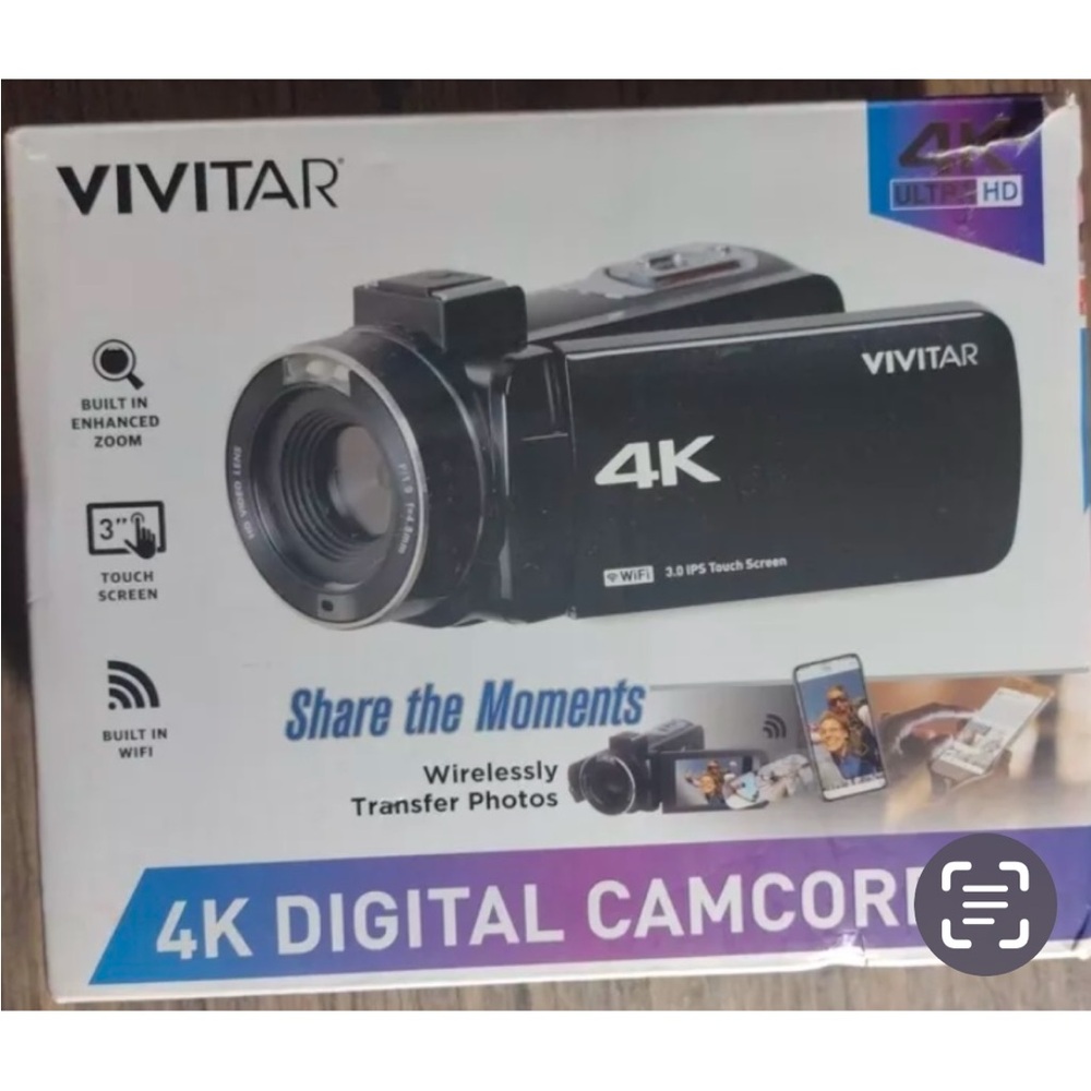 4K Digital Camcorder - Black